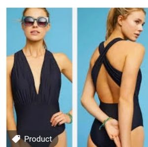 Anthropologie alihop zinnia crossback one piece